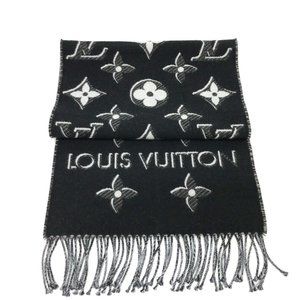 LOUIS VUITTON Black Scarf